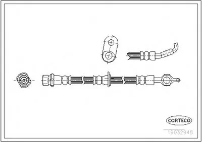 Тормозной шланг CORTECO купить