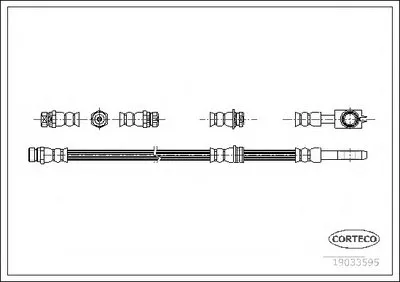 Тормозной шланг CORTECO купить