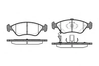 Комплект тормозных колодок, дисковый тормоз ROADHOUSE купить