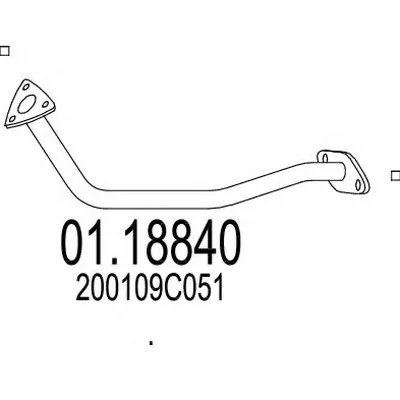 Труба выхлопного газа MTS купить