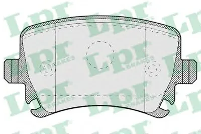 Комплект тормозных колодок, дисковый тормоз LPR купить