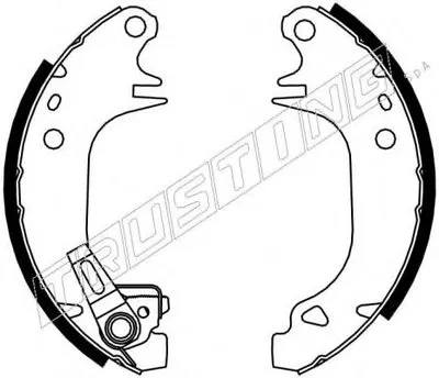 Комплект тормозных колодок TRUSTING купить