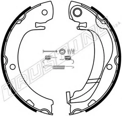 Комплект тормозных колодок, стояночная тормозная система TRUSTING купить