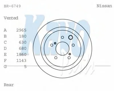 Тормозной диск KAVO PARTS купить