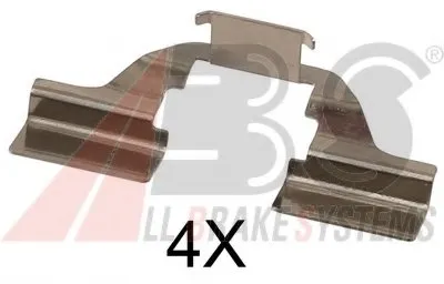 Комплектующие, колодки дискового тормоза A.B.S. купить