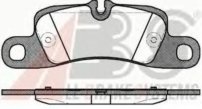 Комплект тормозных колодок, дисковый тормоз A.B.S. купить