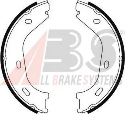 Комплект тормозных колодок, стояночная тормозная система A.B.S. купить