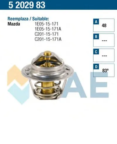 Термостат, охлаждающая жидкость FAE купить