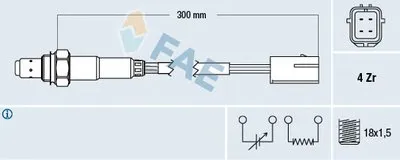 Лямда-зонд FAE купить
