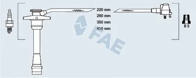 Комплект проводов зажигания FAE купить