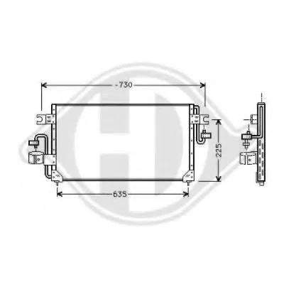 Конденсатор, кондиционер DIEDERICHS купить