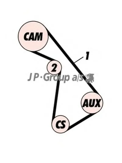 Комплект ремня ГРМ QH JP GROUP купить