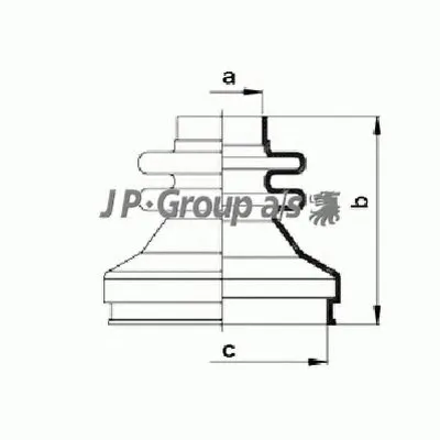 Комплект пылника, приводной вал QH JP GROUP купить