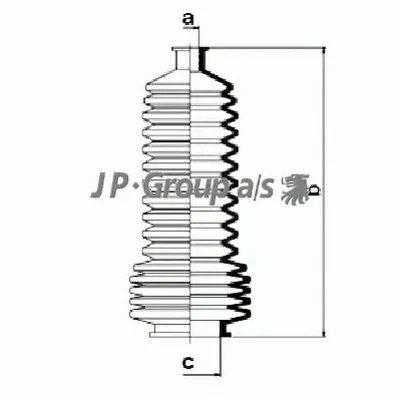 Комплект пылника, рулевое управление QH JP GROUP купить