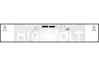 Комплект проводов зажигания HighVolt STANDARD купить