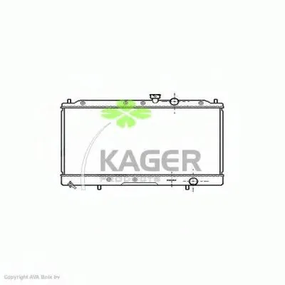 Радиатор, охлаждение двигателя KAGER купить