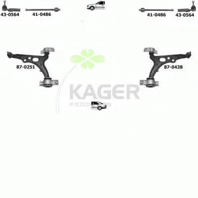 Подвеска колеса KAGER купить