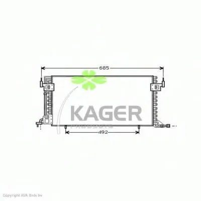 Конденсатор, кондиционер KAGER купить