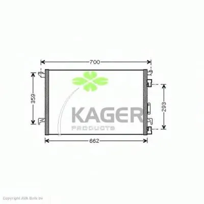 Конденсатор, кондиционер KAGER купить