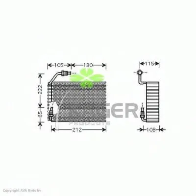 Испаритель, кондиционер KAGER купить