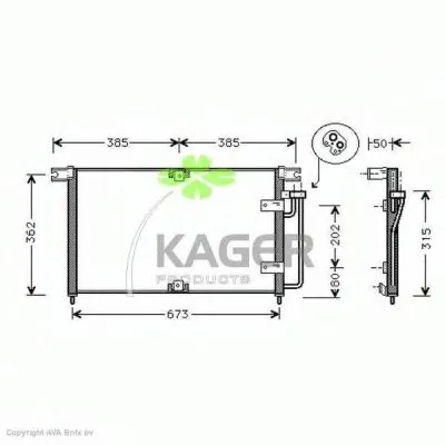 Конденсатор, кондиционер KAGER купить