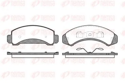 Комплект тормозных колодок, дисковый тормоз KAWE купить