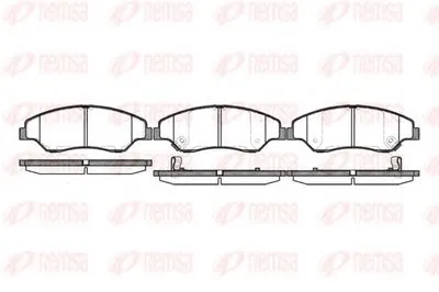 Комплект тормозных колодок, дисковый тормоз KAWE купить