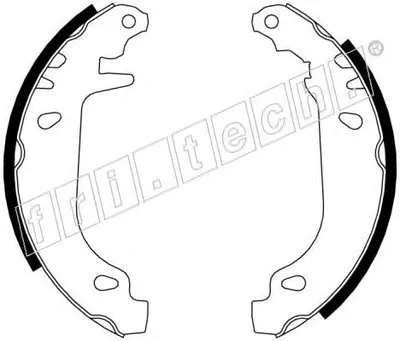 Комплект тормозных колодок REPARATION KIT fri.tech. купить