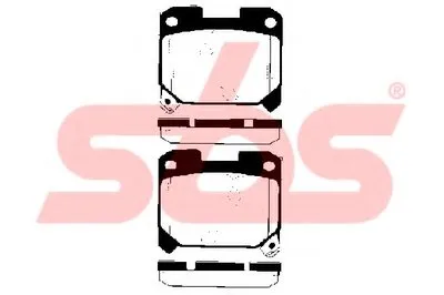 Комплект тормозных колодок, дисковый тормоз sbs купить