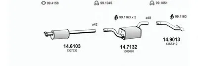 Система выпуска ОГ ASSO купить