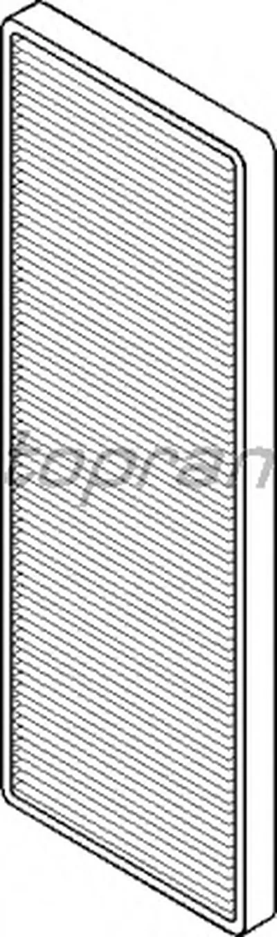 Фильтр, воздух во внутренном пространстве TOPRAN купить