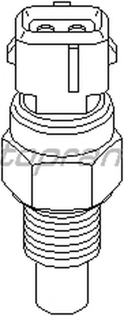 Датчик, температура охлаждающей жидкости TOPRAN купить