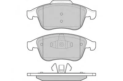 Комплект тормозных колодок, дисковый тормоз E.T.F. купить