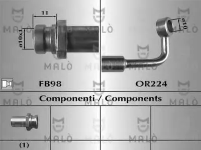 Тормозной шланг MALÒ купить