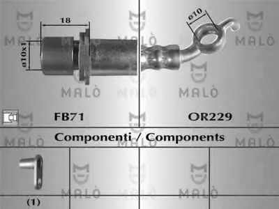 Тормозной шланг MALÒ купить