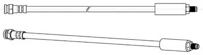 Тормозной шланг CEF купить