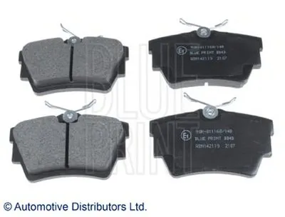 Комплект тормозных колодок, дисковый тормоз BLUE PRINT купить