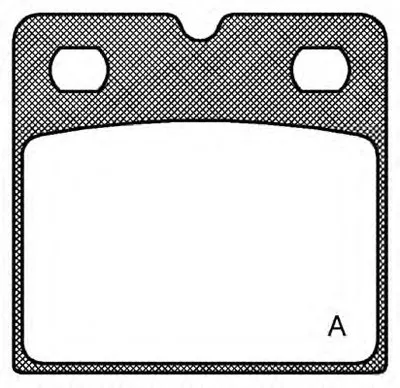 Комплект тормозных колодок, дисковый тормоз ADVANCE OPEN PARTS купить