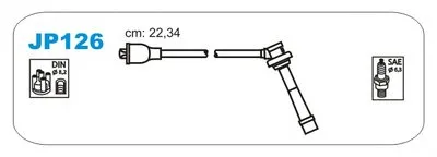 Комплект проводов зажигания JANMOR купить