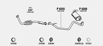 Система выпуска ОГ FENNO купить