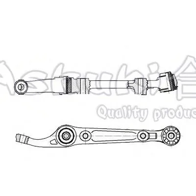 Рычаг независимой подвески колеса, подвеска колеса ASHUKI купить