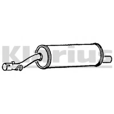 Средний глушитель выхлопных газов KLARIUS купить