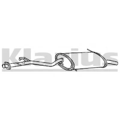 Глушитель выхлопных газов конечный KLARIUS купить