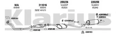 Система выпуска ОГ KLARIUS купить