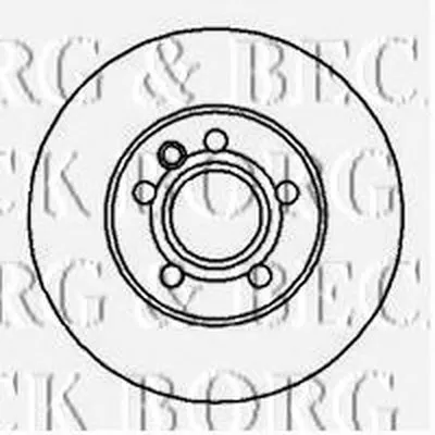 Тормозной диск BORG & BECK купить