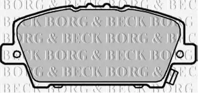 Комплект тормозных колодок, дисковый тормоз BORG & BECK купить