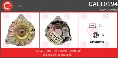 Генератор REMANUFACTURED SERIES CASCO купить