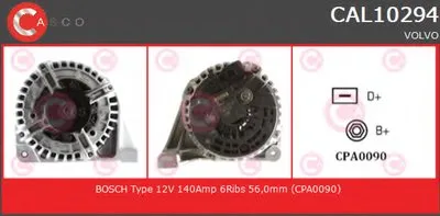 Генератор GENUINE SERIES CASCO купить