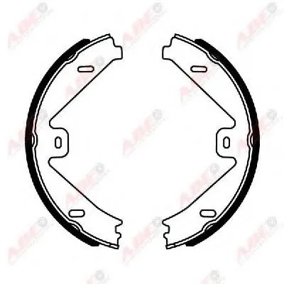 Комплект тормозных колодок, стояночная тормозная система ABE купить