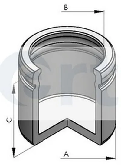 Поршень, корпус скобы тормоза ERT купить